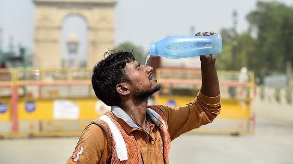 calor en Nueva Delhi