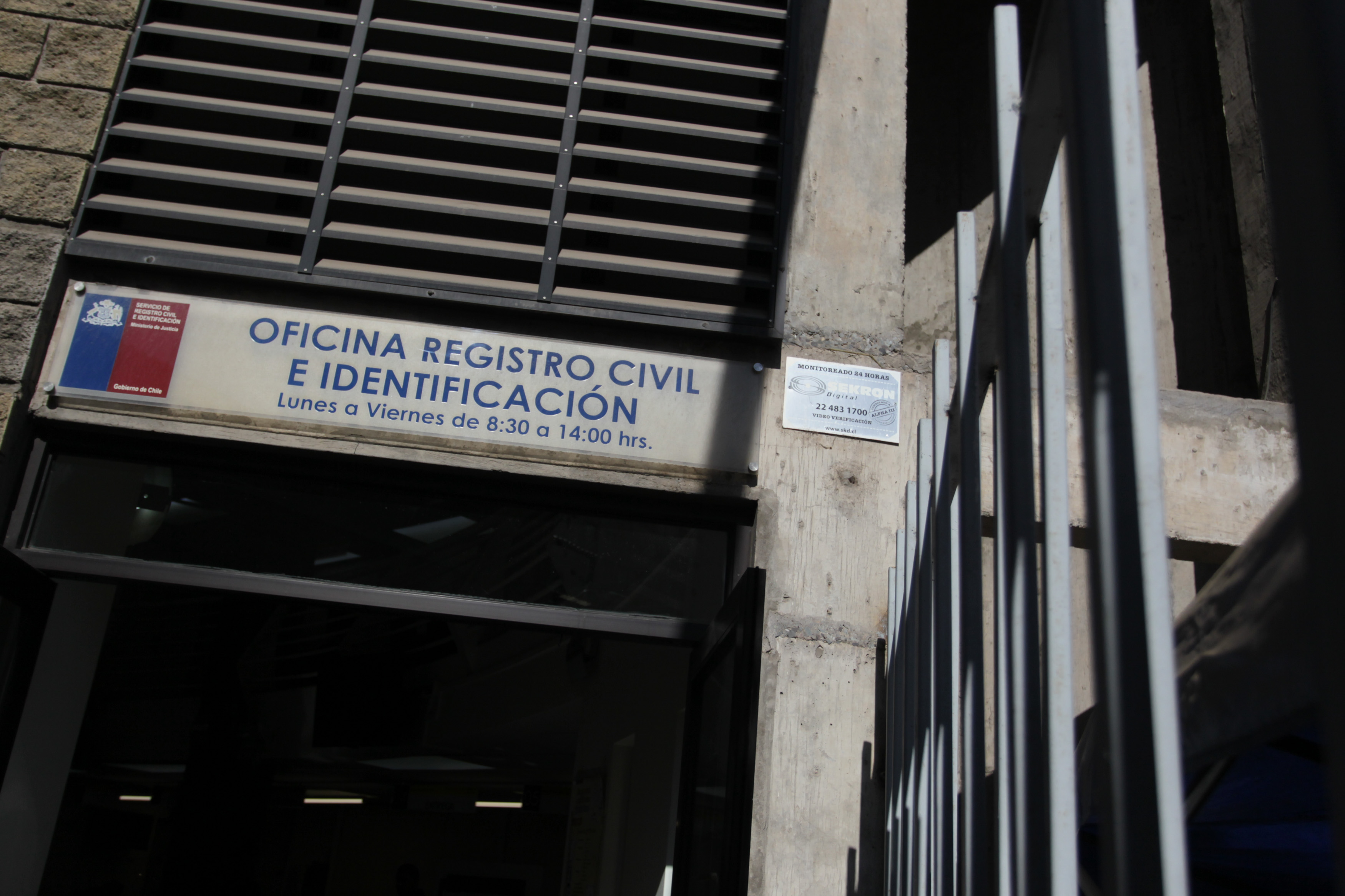 Edificio en donde se encuentra una oficina del Registro Civil