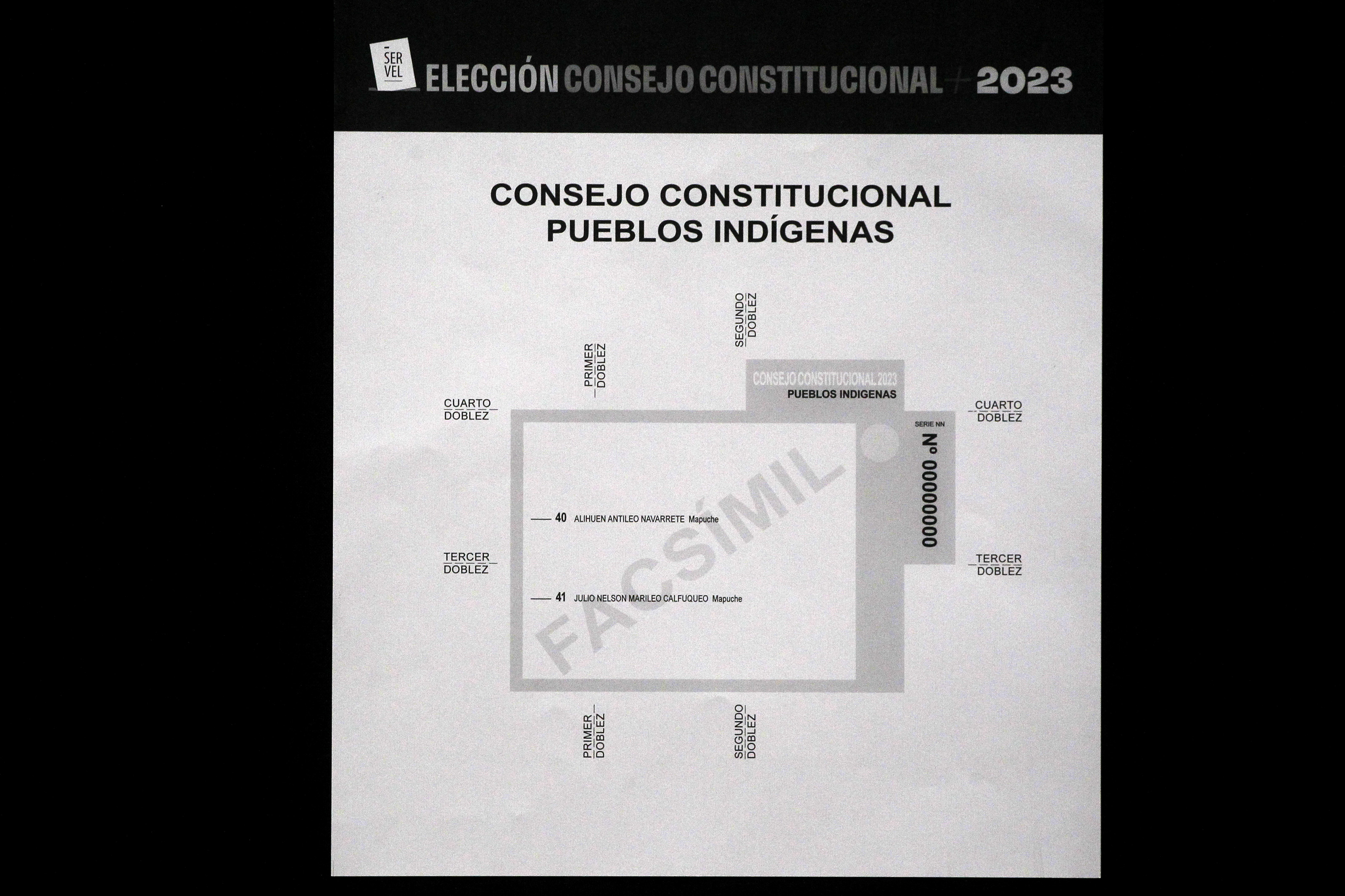 Candidatos constituyentes indígenas.