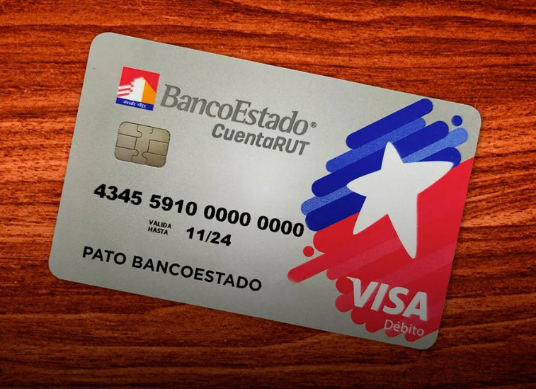 Tarjeta CuentaRUT de BancoEstado.