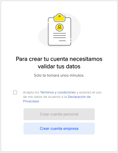 Captura de validación de datos de Mercado Libre.