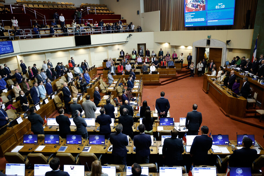 Cámara de Diputados en una interpelación