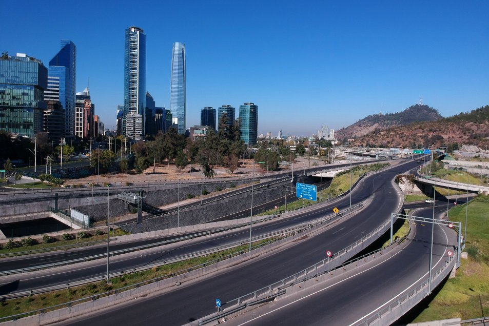 Vista general de Santiago de Chile