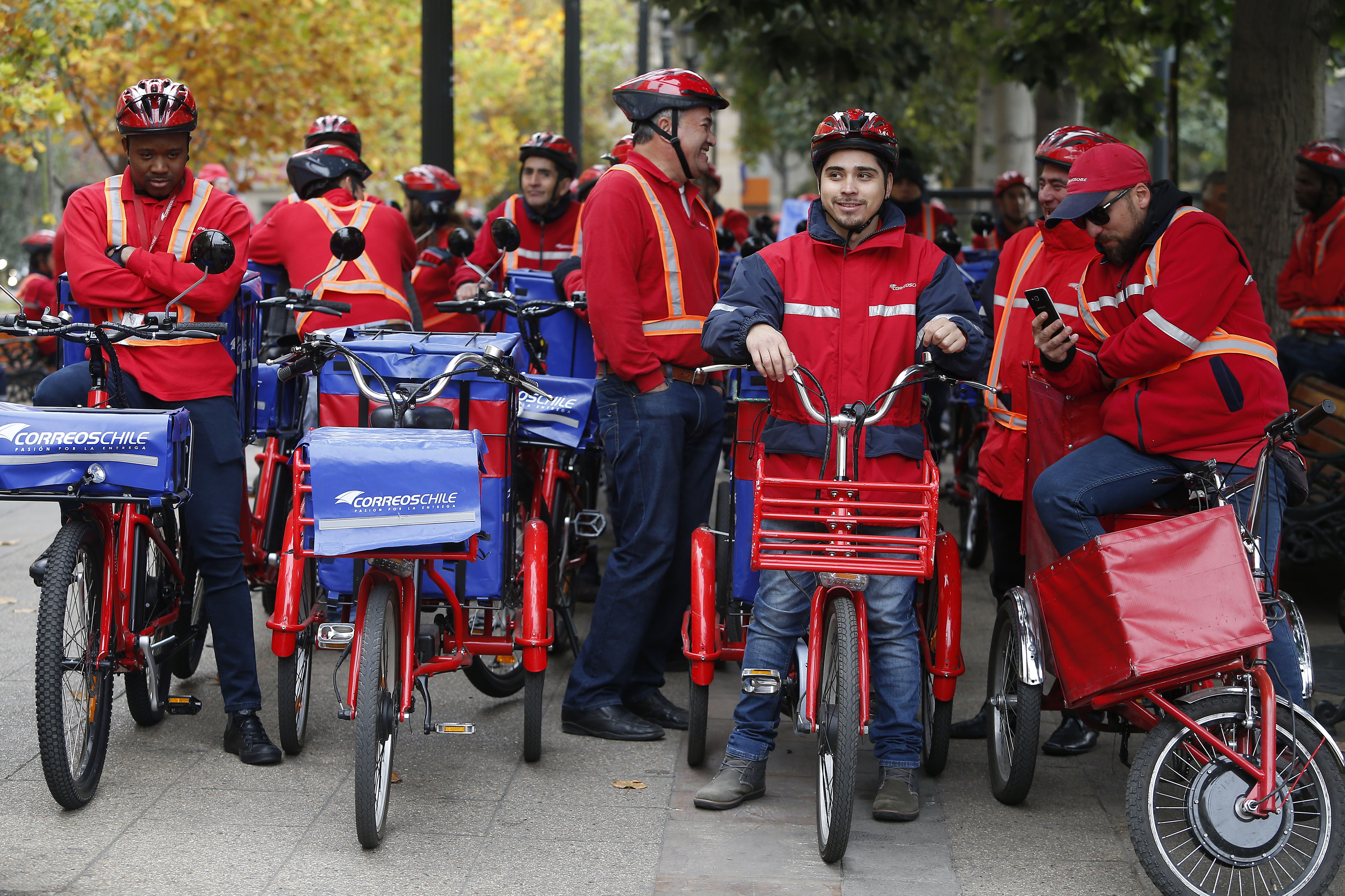 Carteros de Correos de Chile.