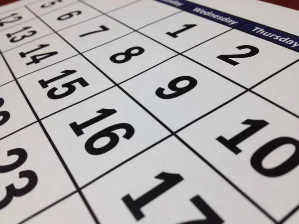 Calendario 2023 ubicado en el mes de junio
