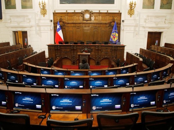 Sala del Congreso Nacional de Santiago para el Consejo Constitucional