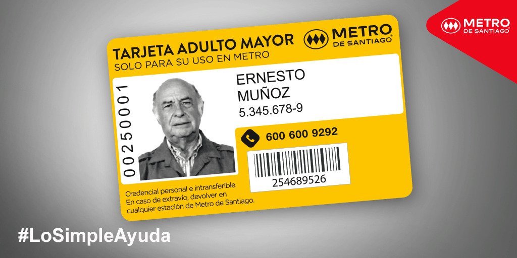 Tarjeta Adulto Mayor (TAM)