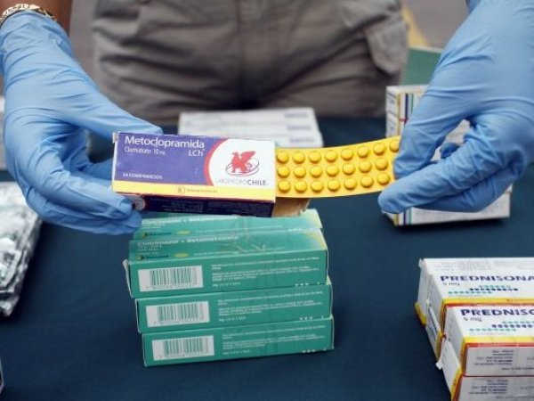 Medicamentos confiscados.