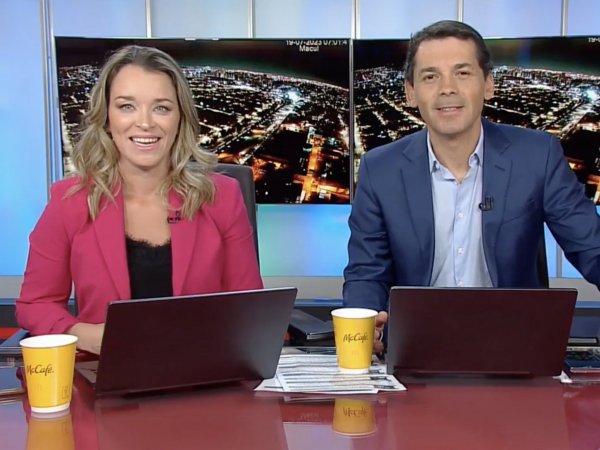 Carla Zunino y Gustavo Huerta en 24 AM.