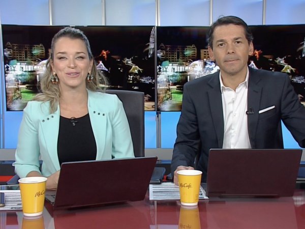 Carla Zunino y Gustavo Huerta en 24 AM.