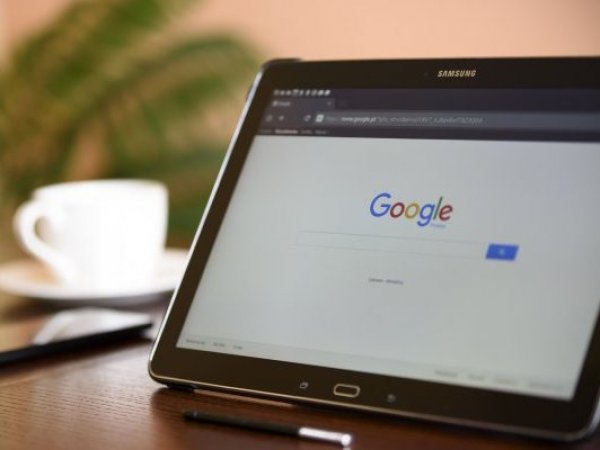 Google en una pantalla de computador.