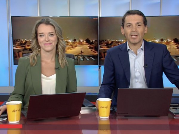 Carla Zunino y Gustavo Huerta en 24 AM.