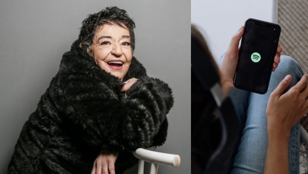Cecilia, la incomparable, y teléfono con Spotify