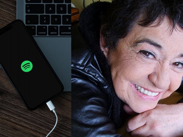 Cecilia, la incomparable, y teléfono con Spotify