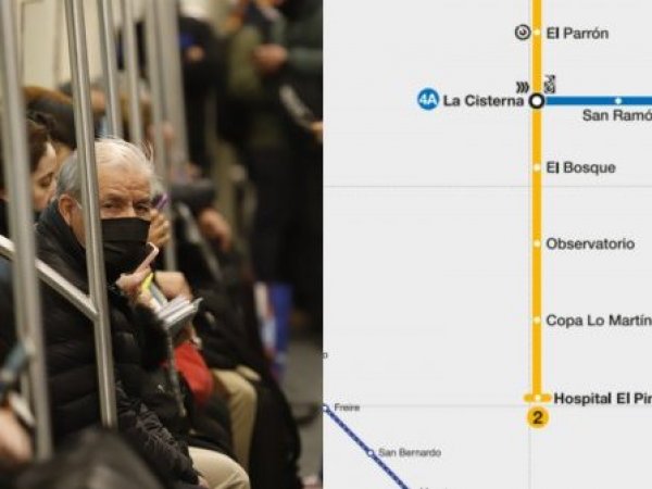 Metro de Santiago, nuevo mapa.