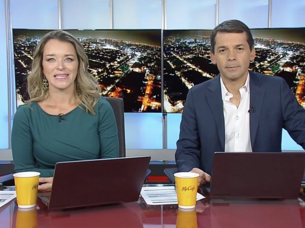 Carla Zunino y Gustavo Huerta en 24 AM.