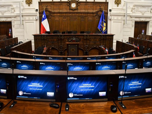 Sala del ex Congreso, proceso constitucional.