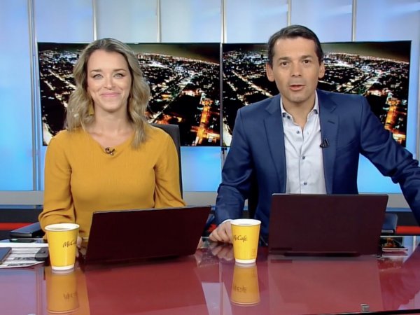 Carla Zunino y Gustavo Huerta en 24 AM.