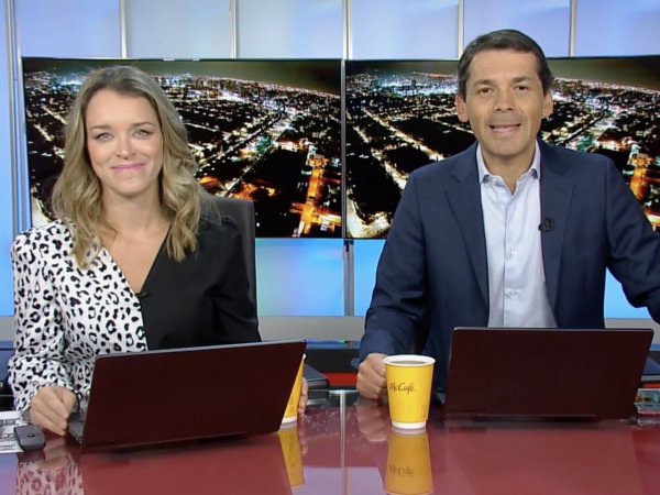 Carla Zunino y Gustavo Huerta en 24 AM.