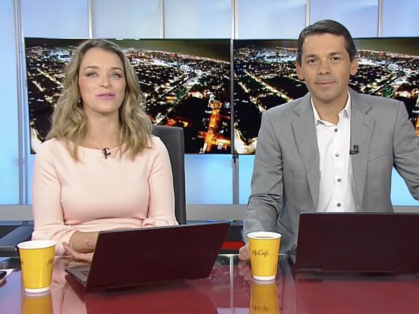 Carla Zunino y Gustavo Huerta en 24 AM.