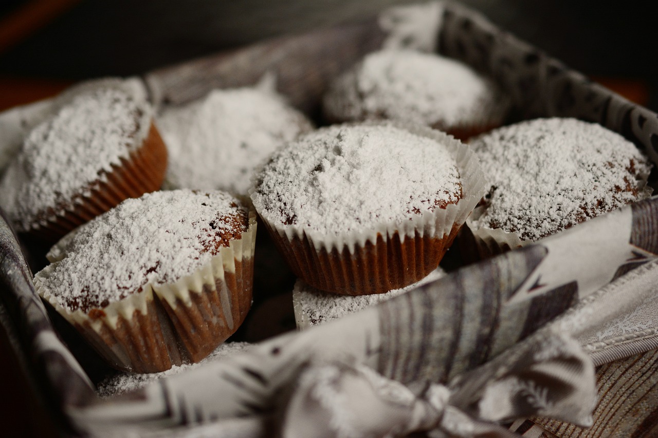 Azúcar. Alimentos dulces. Pasteles. 