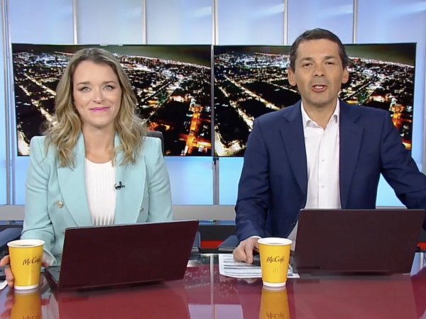 Carla Zunino y Gustavo Huerta en 24 AM.