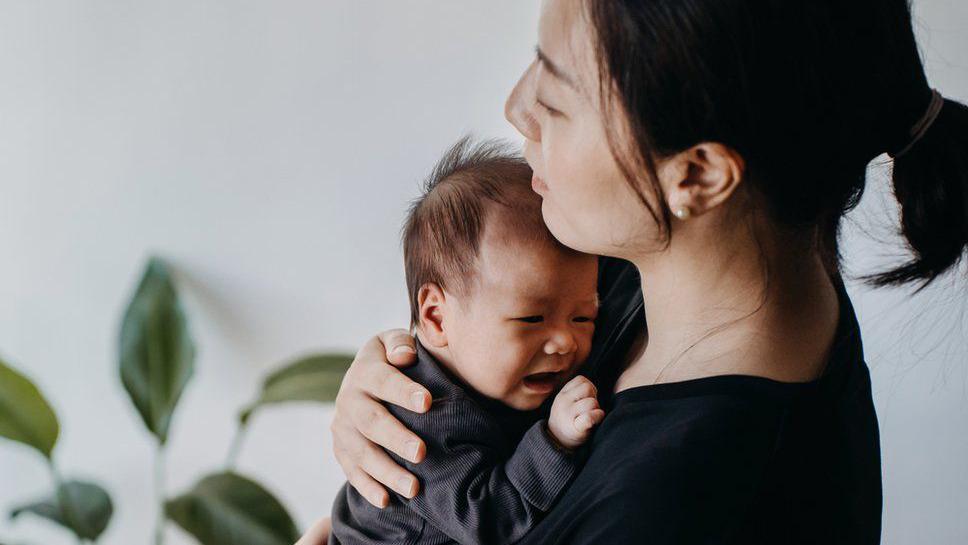 madre y bebé