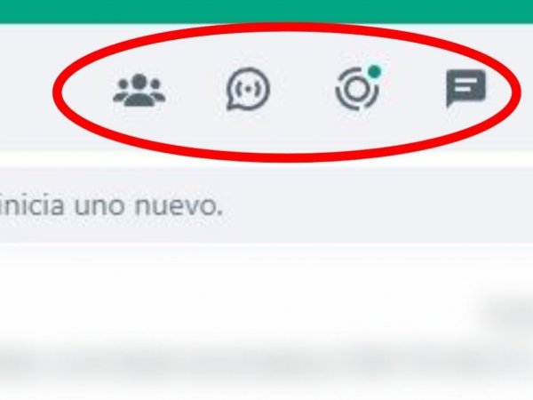 Nuevo ícono de WhatsApp Web.