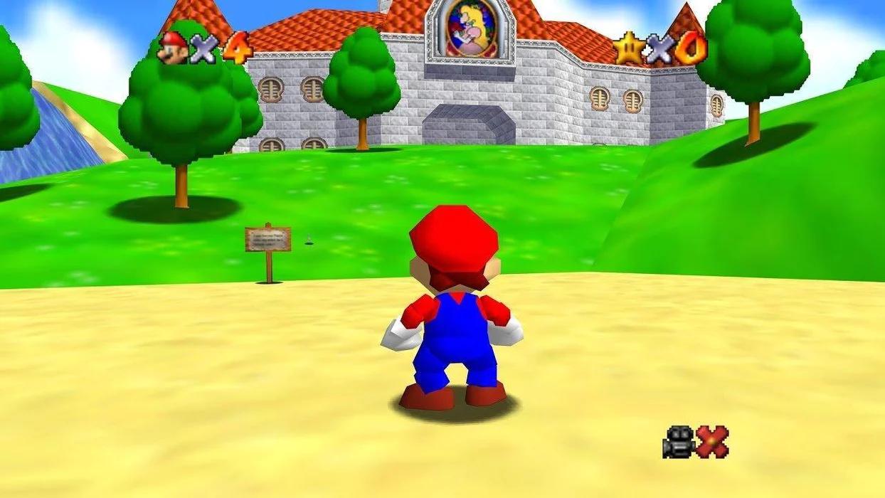 Super mario 64. Nintendo, Charles Martinet.