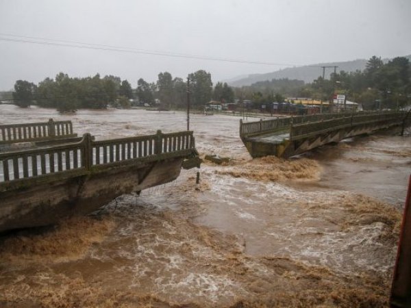 Senapred por inundaciones.