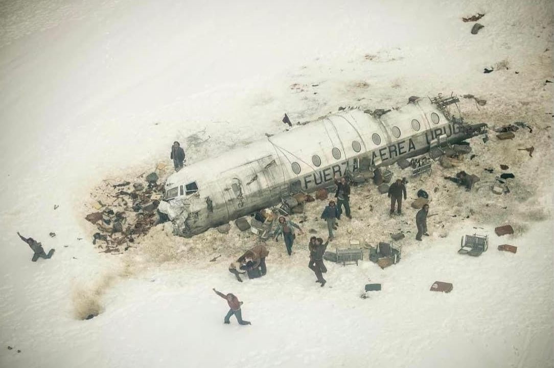 Escena de La Sociedad de la Nieve, Netflix