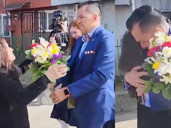 Reencuentro madre-hijo en Valdivia