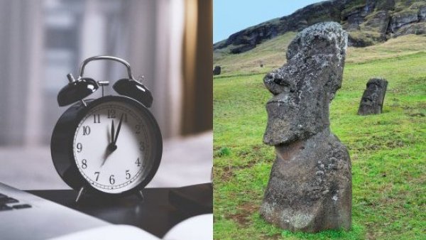 Cambio de hora. Rapa Nui. Isla de Pascua.