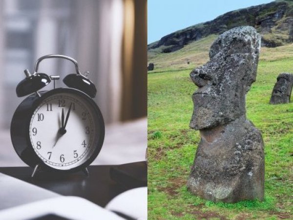 Cambio de hora. Rapa Nui. Isla de Pascua.