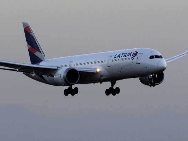 Vuelo de LATAM. Australia.