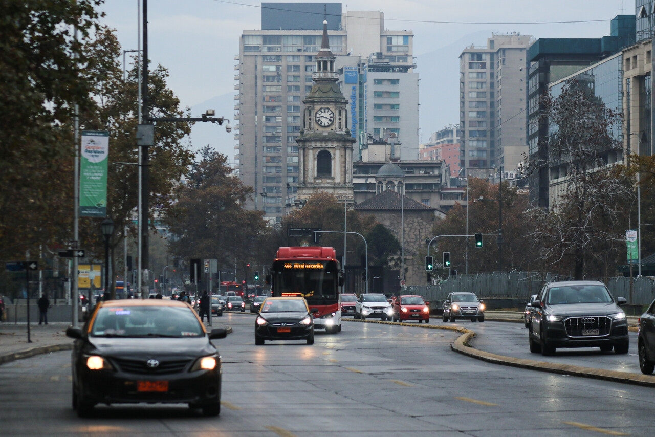 Autos en Santiago.