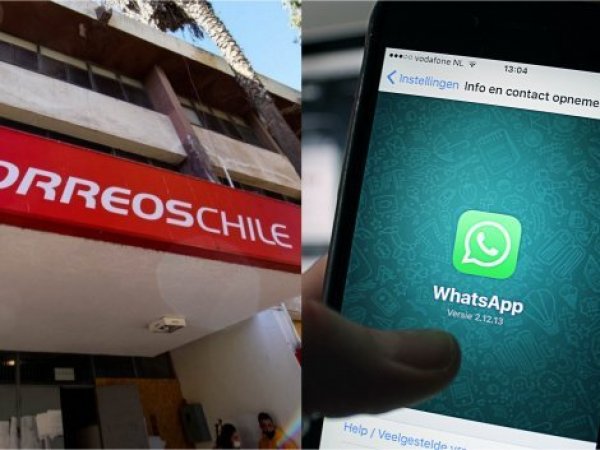 Correos de Chile. Whatsapp.