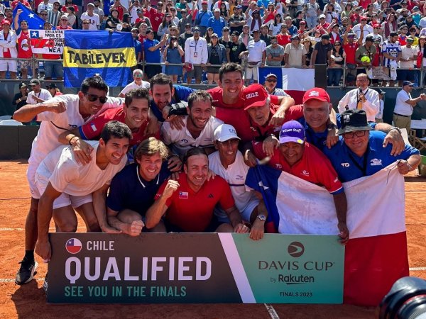 Nicolás Jarry, Cristian Garin, Alejandro Tabilo, Tomás Barrios Vera y Gonzalo Lama integran el equipo chileno de Copa Davis