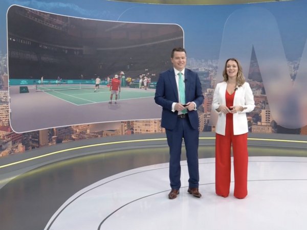 Carla Zunino y Davor Gjuranovic en 24 AM.