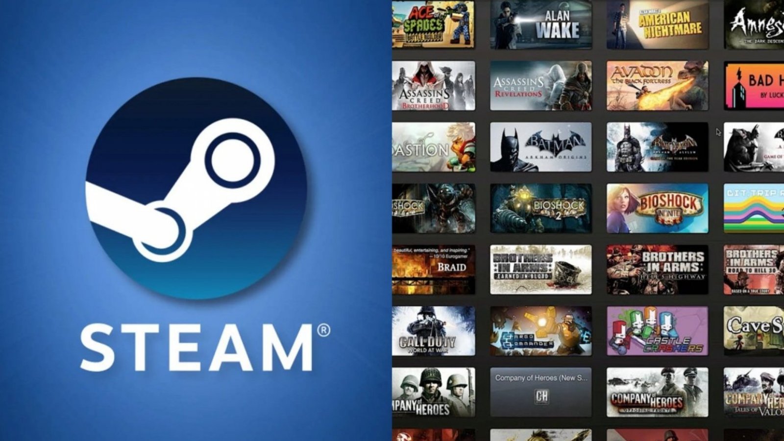 Steam. Videojuegos.