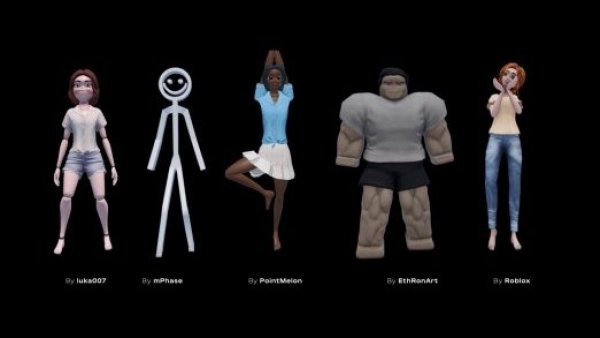 Avatares Roblox. Videojuegos.