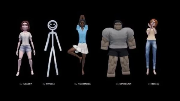Avatares Roblox. Videojuegos.