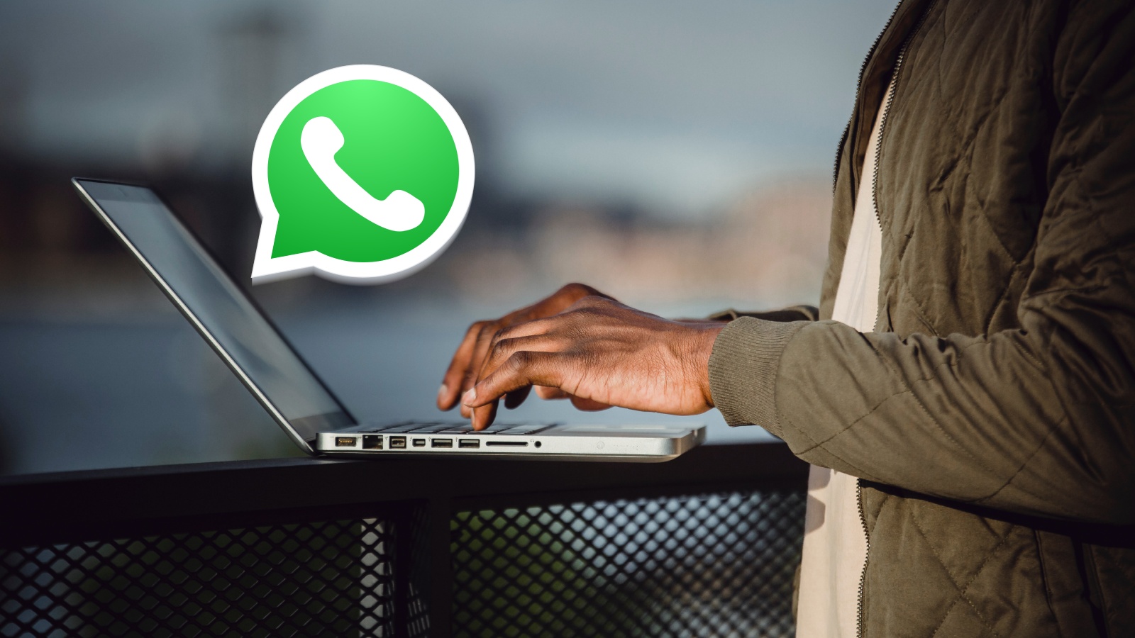 Composición para representar WhatsApp Web