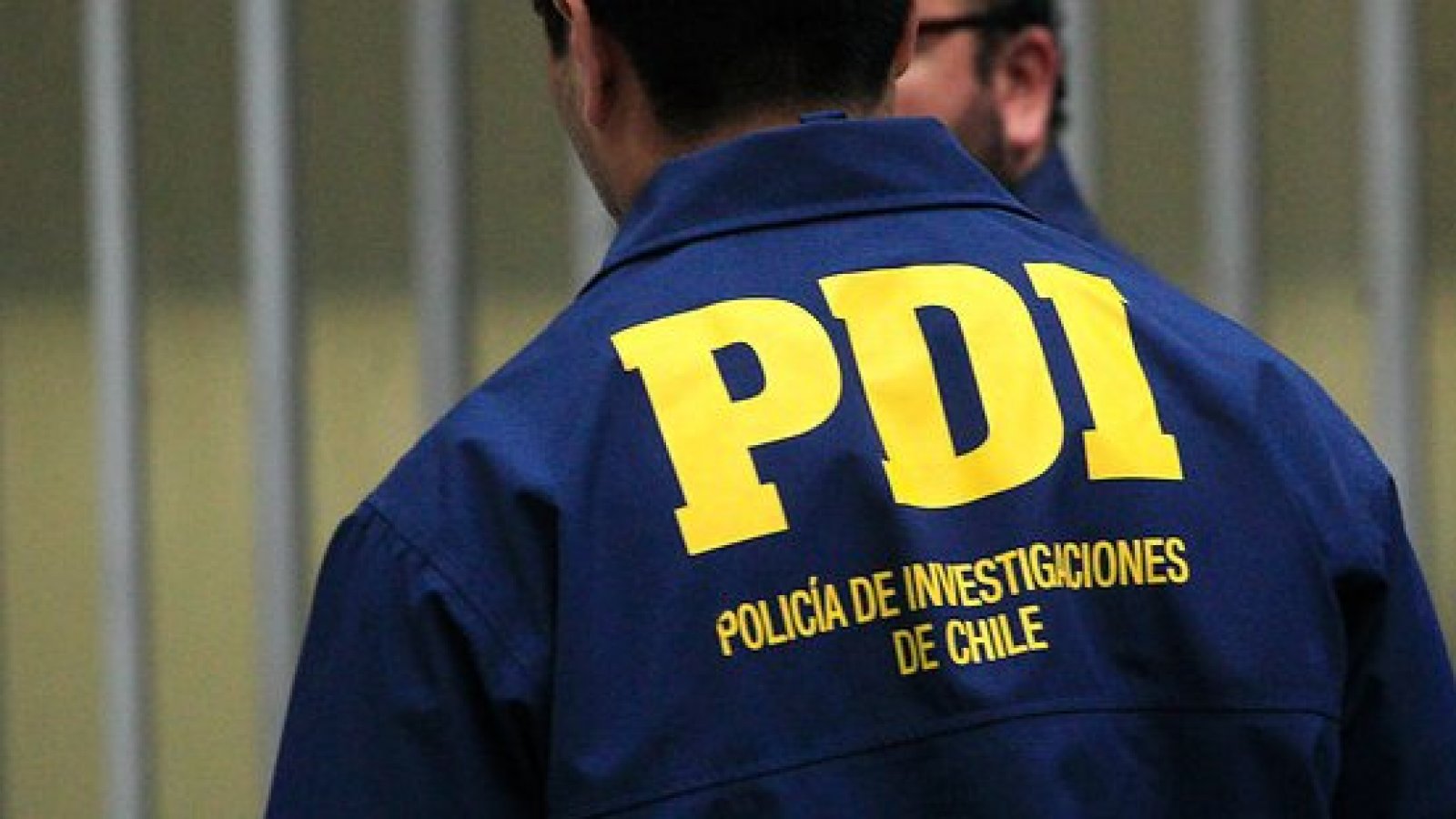 PDI. Policía de espaldas. 