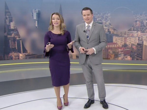 Carla Zunino y Davor Gjuranovic en 24 AM.