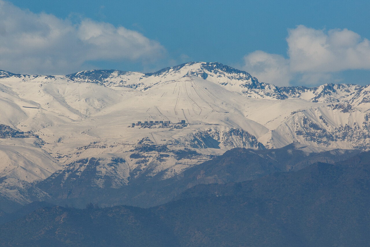 Lluvia en la cordillera.