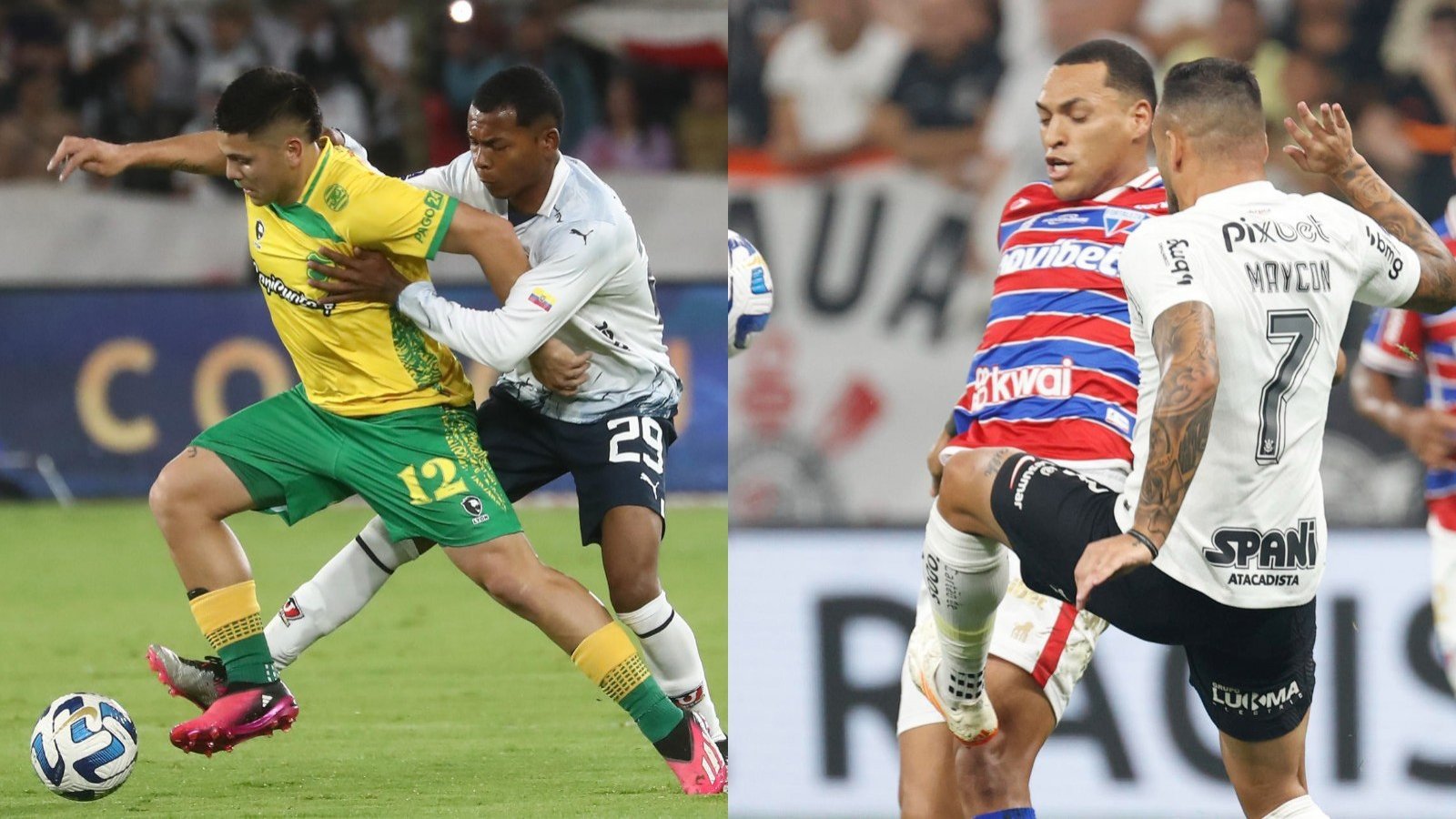 Fortaleza, Corinthians, Defensa y Justicia y Liga de Quito, semifinalistas Copa Sudamericana