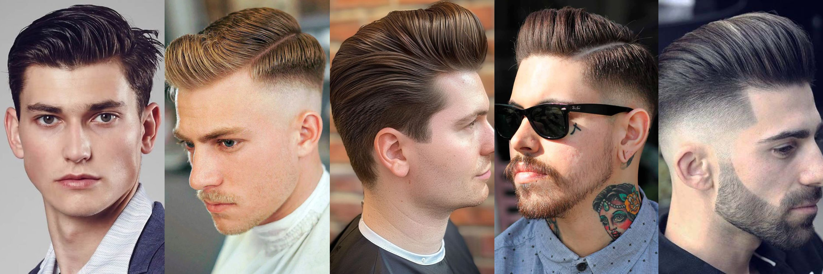 Corte de pelo para hombres pompadour