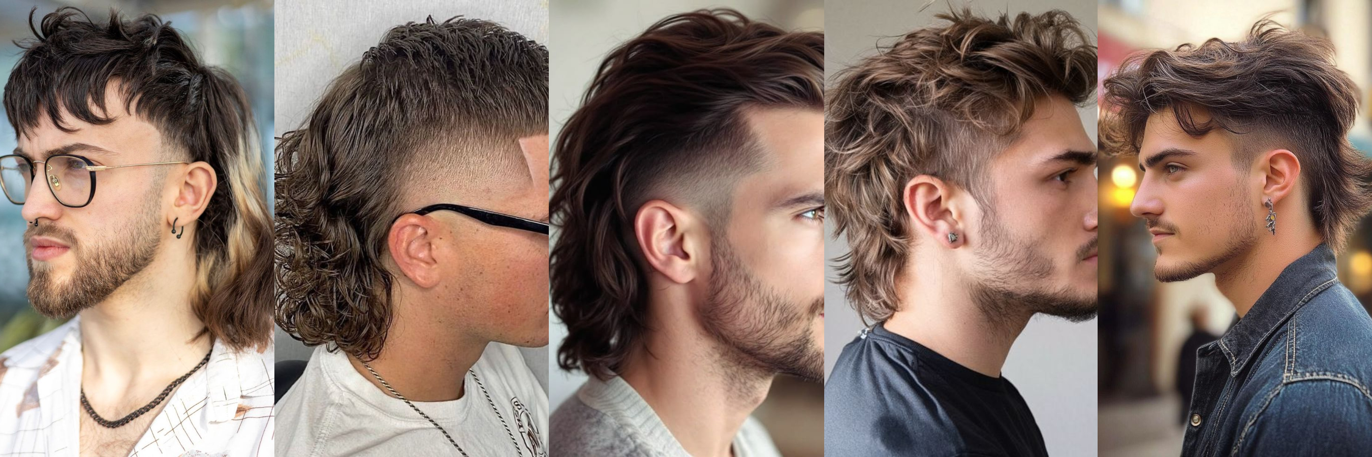Corte mullet con taper fade