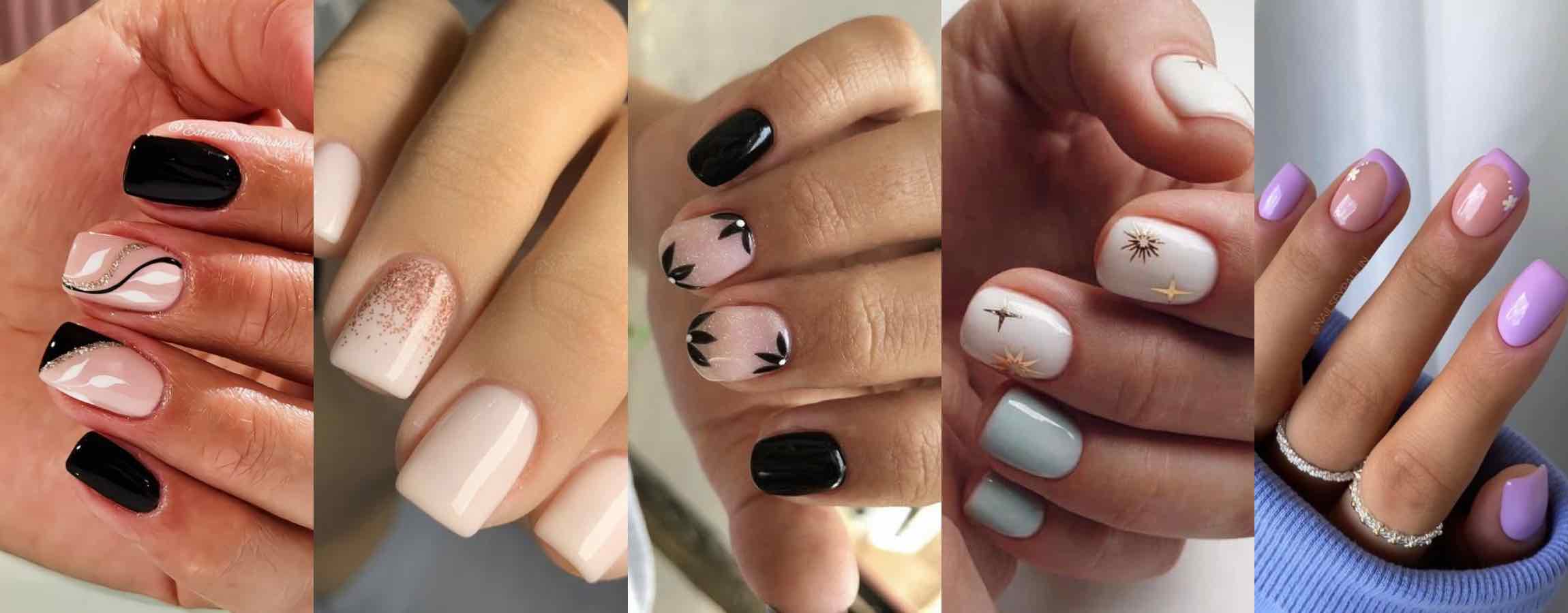 Diseños de uñas permanentes cortas